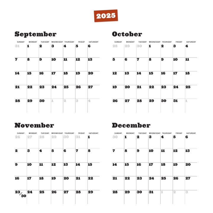 Chronicle Books - Wholesale Calendar - Grumpy Cat 2026 Wall Calendar3