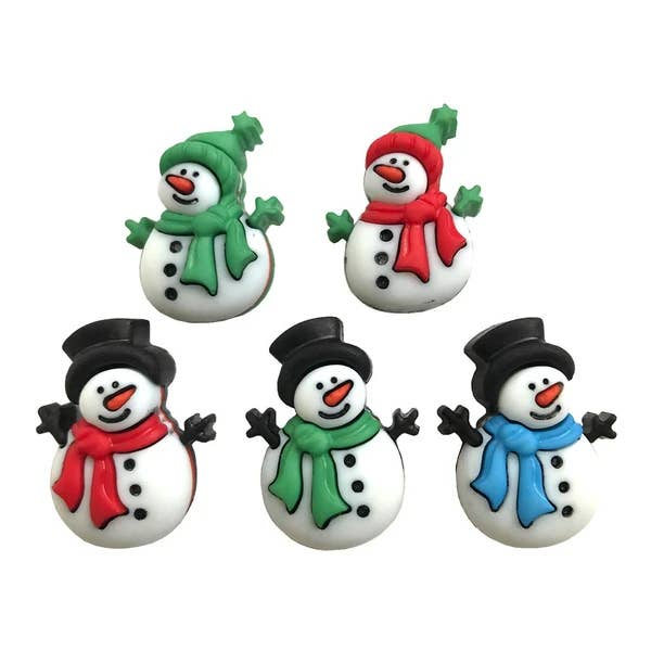 Jolly Snowmen - Buttons Galore and More Craft & Sewing Buttons for wholesale by Buttons Galore & More