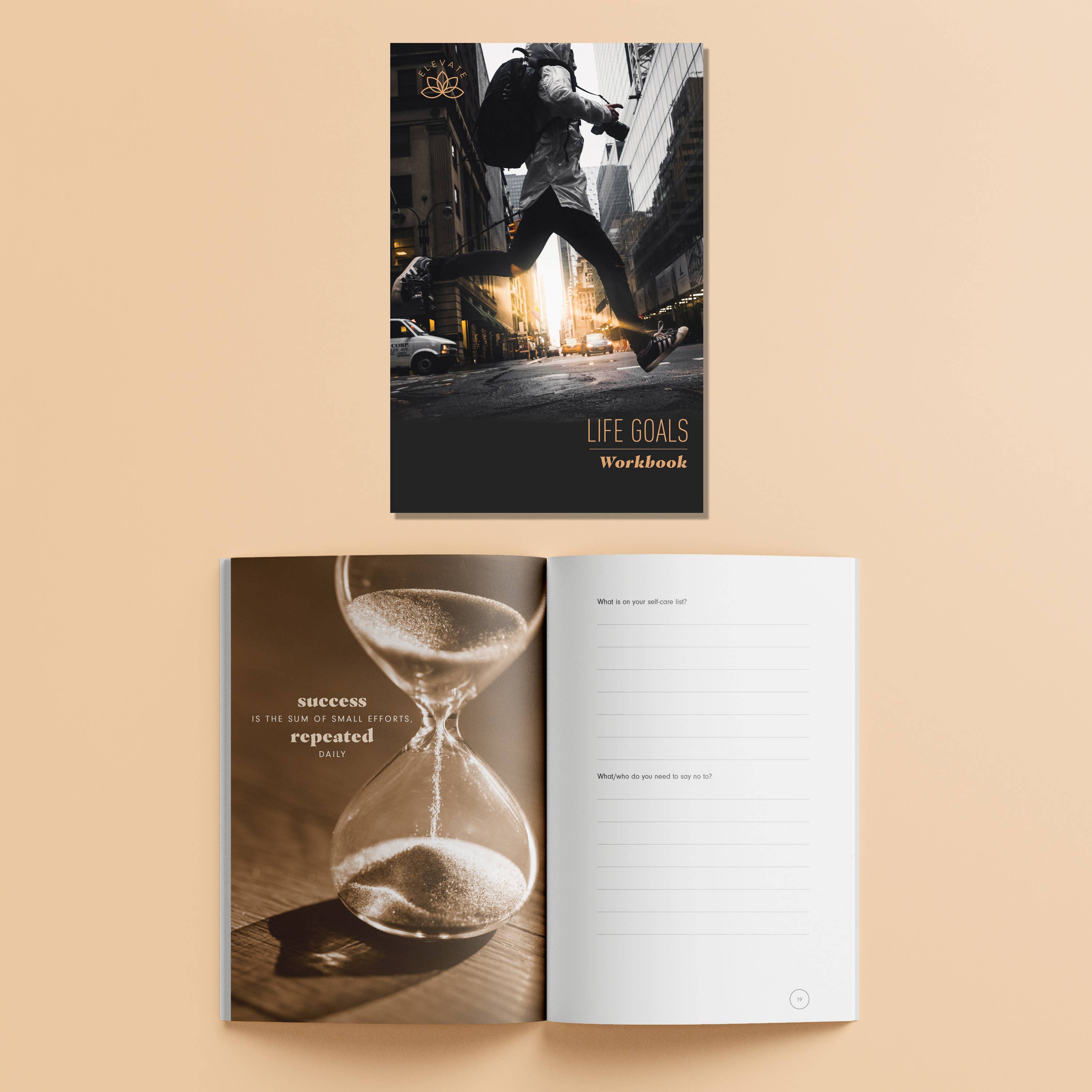 Hinkler USA - Vente Journal intime - Kit complet de tableau de vision Objectifs de vie2