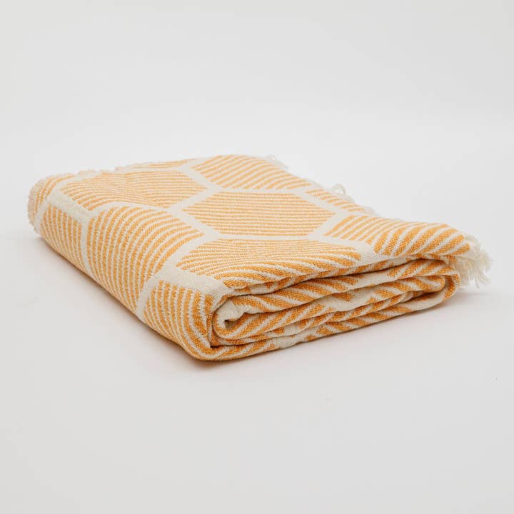 The Loomia – wholesale Throw blanket – Honeycomb Throw Blanket11