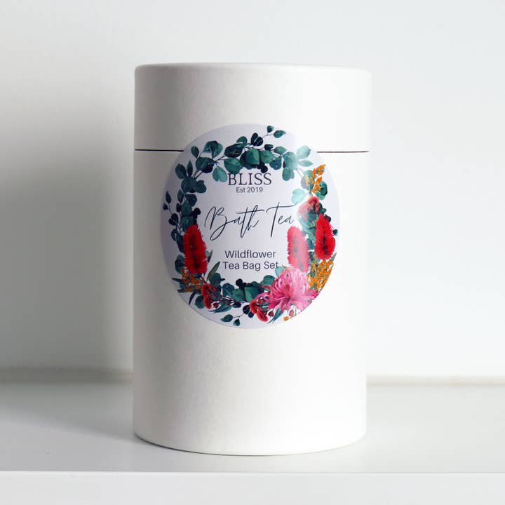 BLISS by Waddell & Co - Wholesale Bath & Body Set - Bath Tea (Tea Bag Set) - Wildflower + Green Tea Chamomile