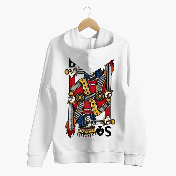 Chandail à capuchon King Of Spades (unisexe) pour la vente par Broken Society