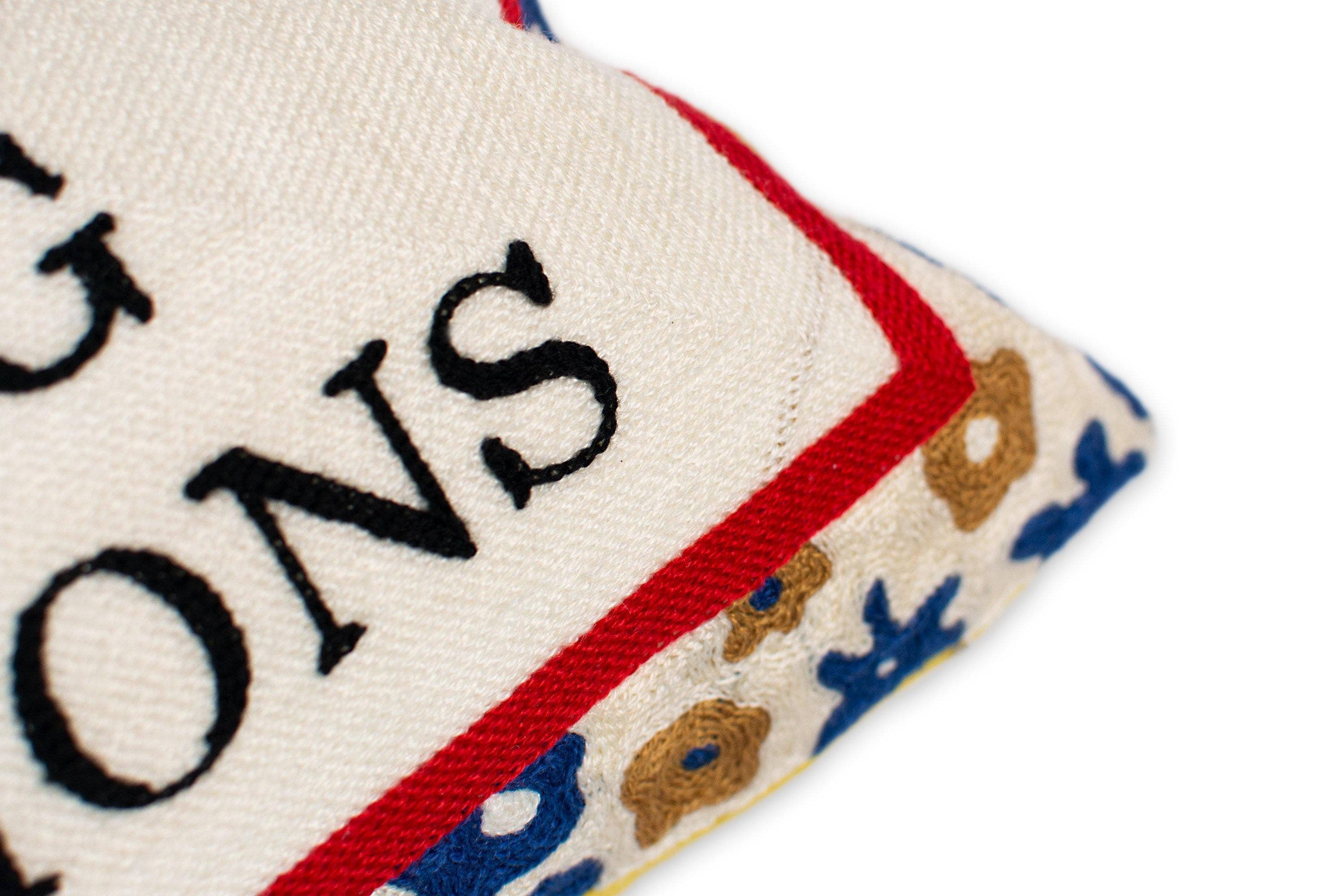 The Pillow Drop – wholesale Throw/decorative pillow – I Don't Cook Needlepoint Cushion2