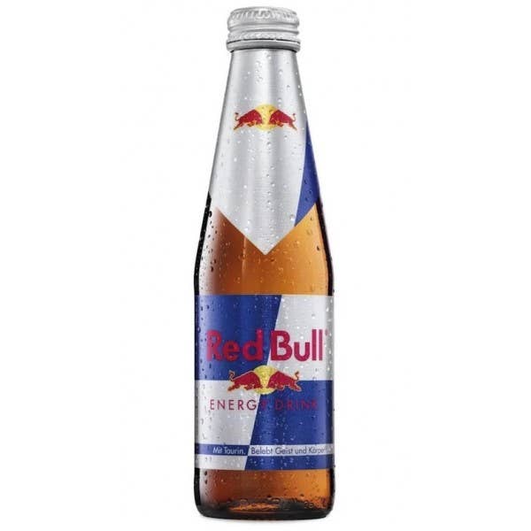 Botella de vidrio Red Bull 250 ml para venta al por mayor de MY CANDY SHOP