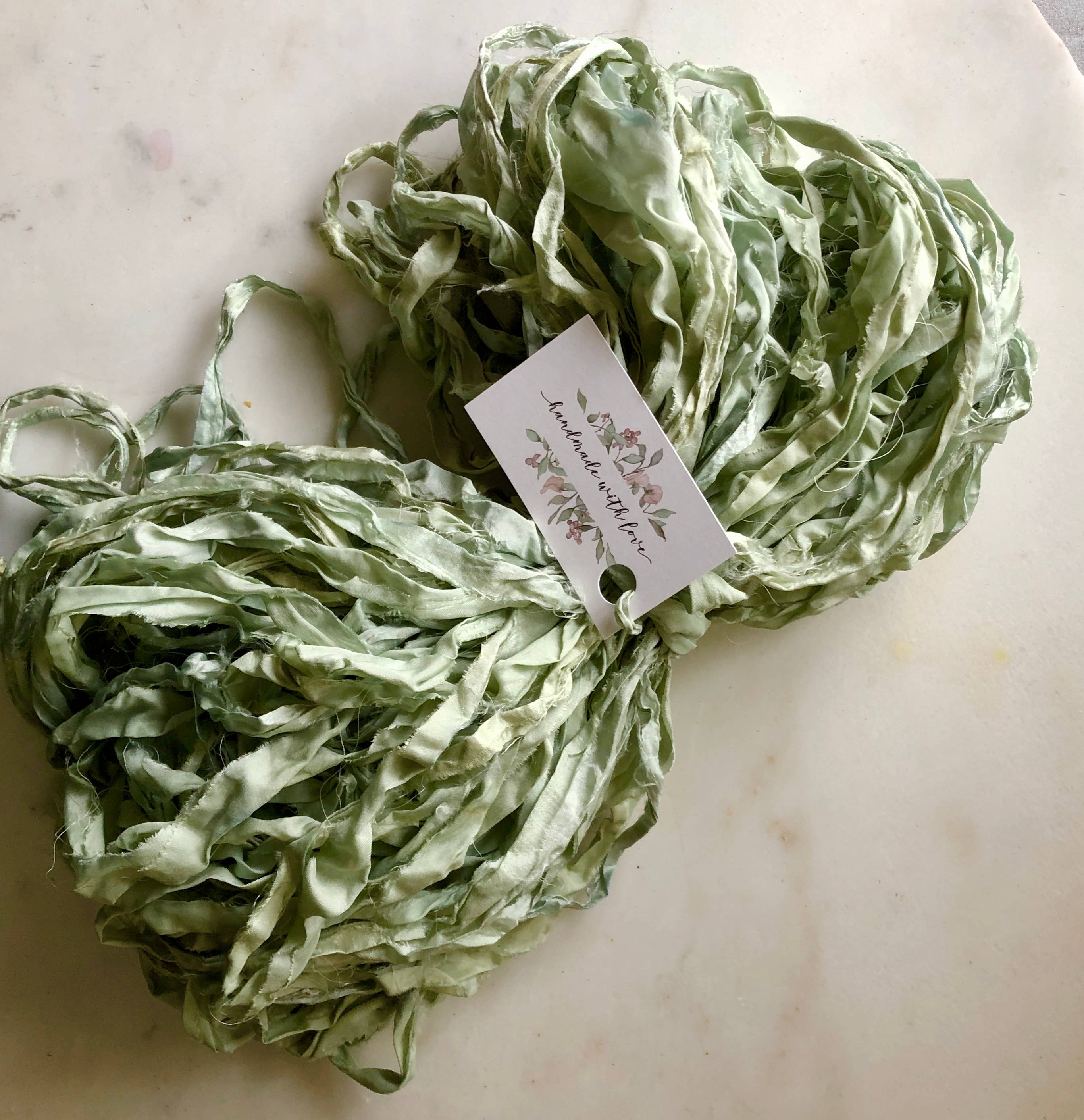 Nettle & Silk - Wholesale Ribbon – Gift wrapping - Upcycled Silk Sari Ribbon | 50 yard bundles9
