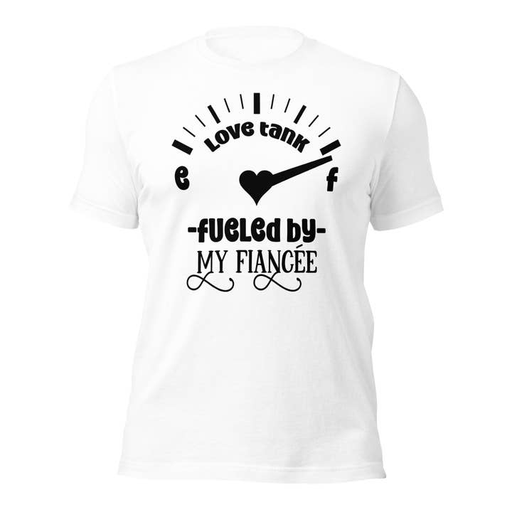 Camiseta unisex Fueled By My Fiancee para venta al por mayor de Black and Gifted LLC