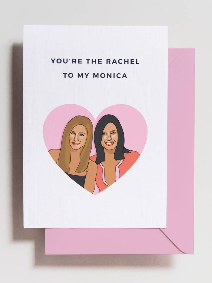 Amigos - Rachel + Monica Card por atacado de Haven Print Co.