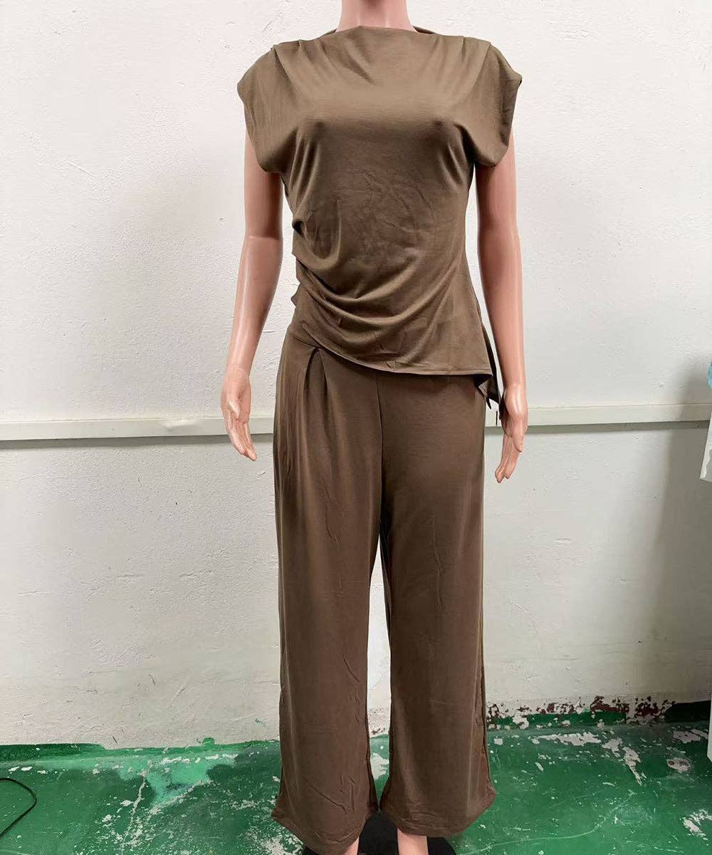 Aria Romance – wholesale Kostymset – Dam – Asymmetrisk krage blazer-set8