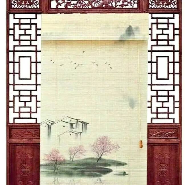 everythingbamboo - Venta al por mayor Cortinas - Cortina enrollable y panel persiana de bambú personalizada para privacidad, hecha a medida8