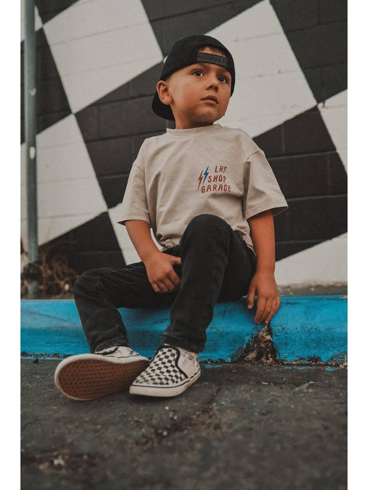 Little Rad Things - Wholesale Screen Printed T-Shirt - Kids - Boys Clothes Red, White and Boom Tee