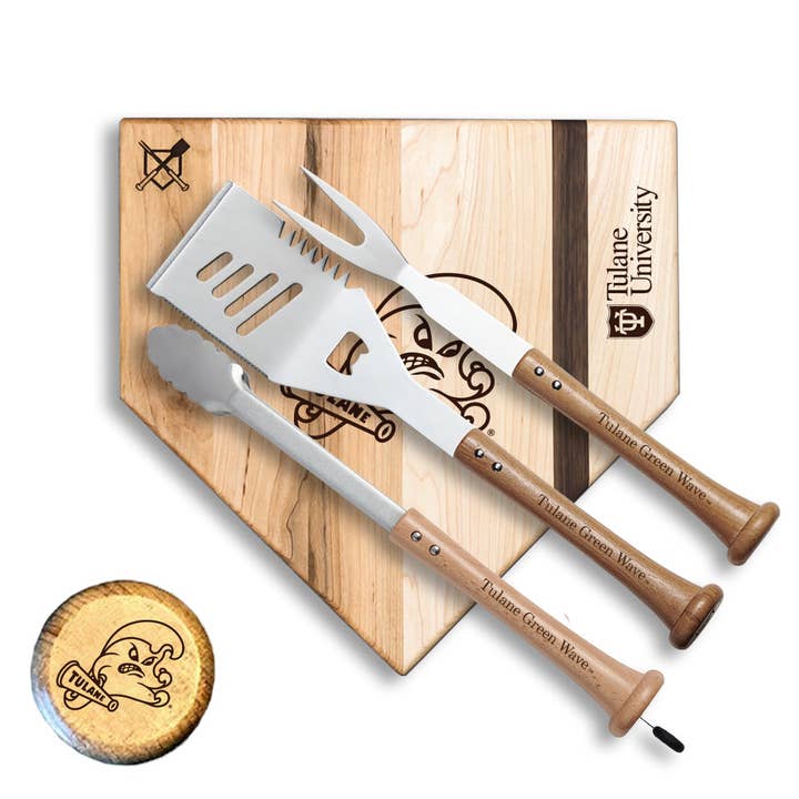Tulane ”Silver Slugger” kombinationssats för wholesale av Baseball BBQ