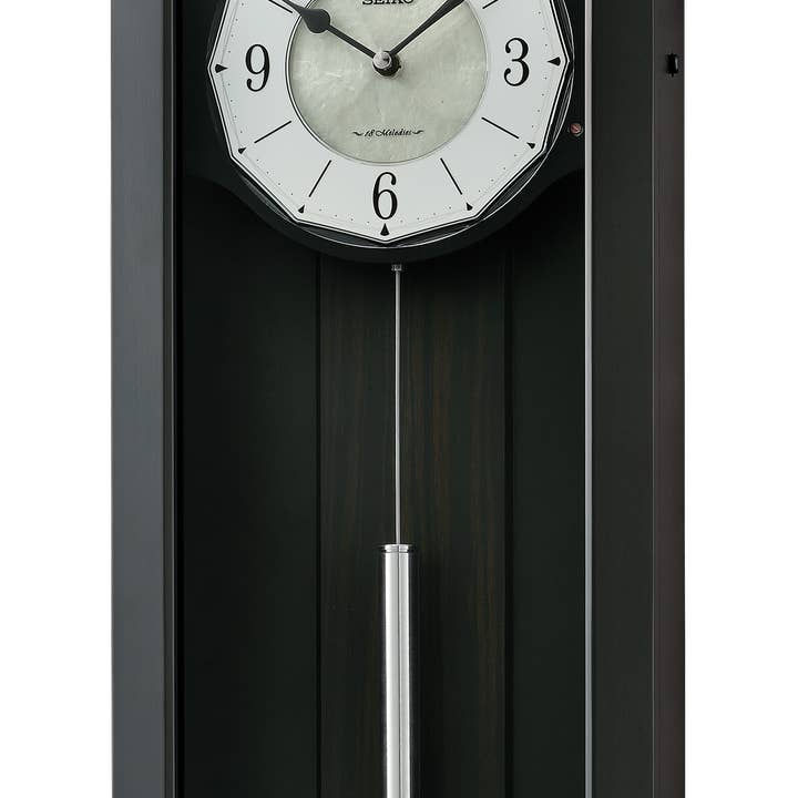 Seiko Clocks USA - Wholesale Wall Clock - Seiko Juliet Mother-of-Pearl Melodies Pendulum Clock
