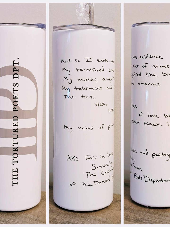 TTPD Tumbler | Swiftie | Taylor | Tumblers for wholesale by Layla May Co