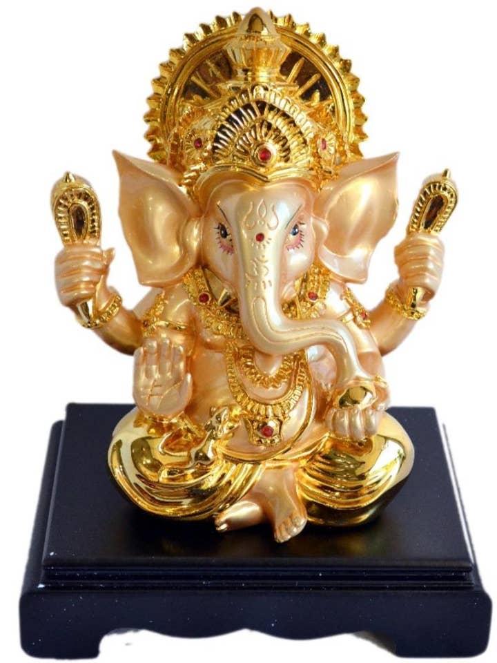 Affascinante e attraente statua in oro scintillante per la vendita all'ingrosso da parte di Lixra