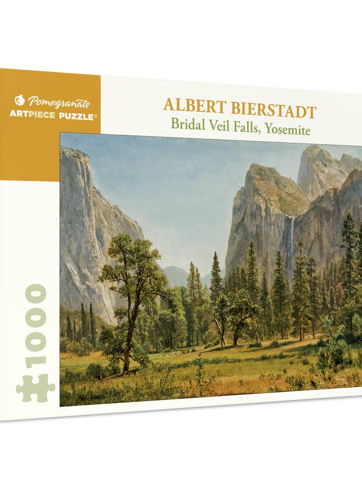 Albert Bierstadt: Bridal Veil Falls, Yosemite 1000-Piece Jigsaw Puzzle for wholesale by Pomegranate