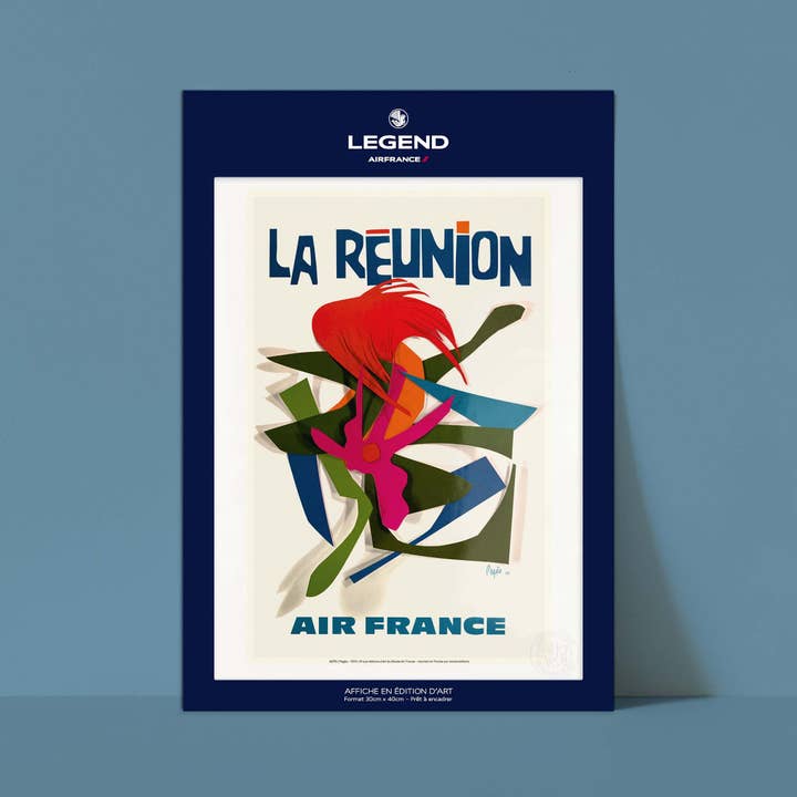 Oneart - Wholesale Poster - Air France Poster / Reunion Island - AFL0276