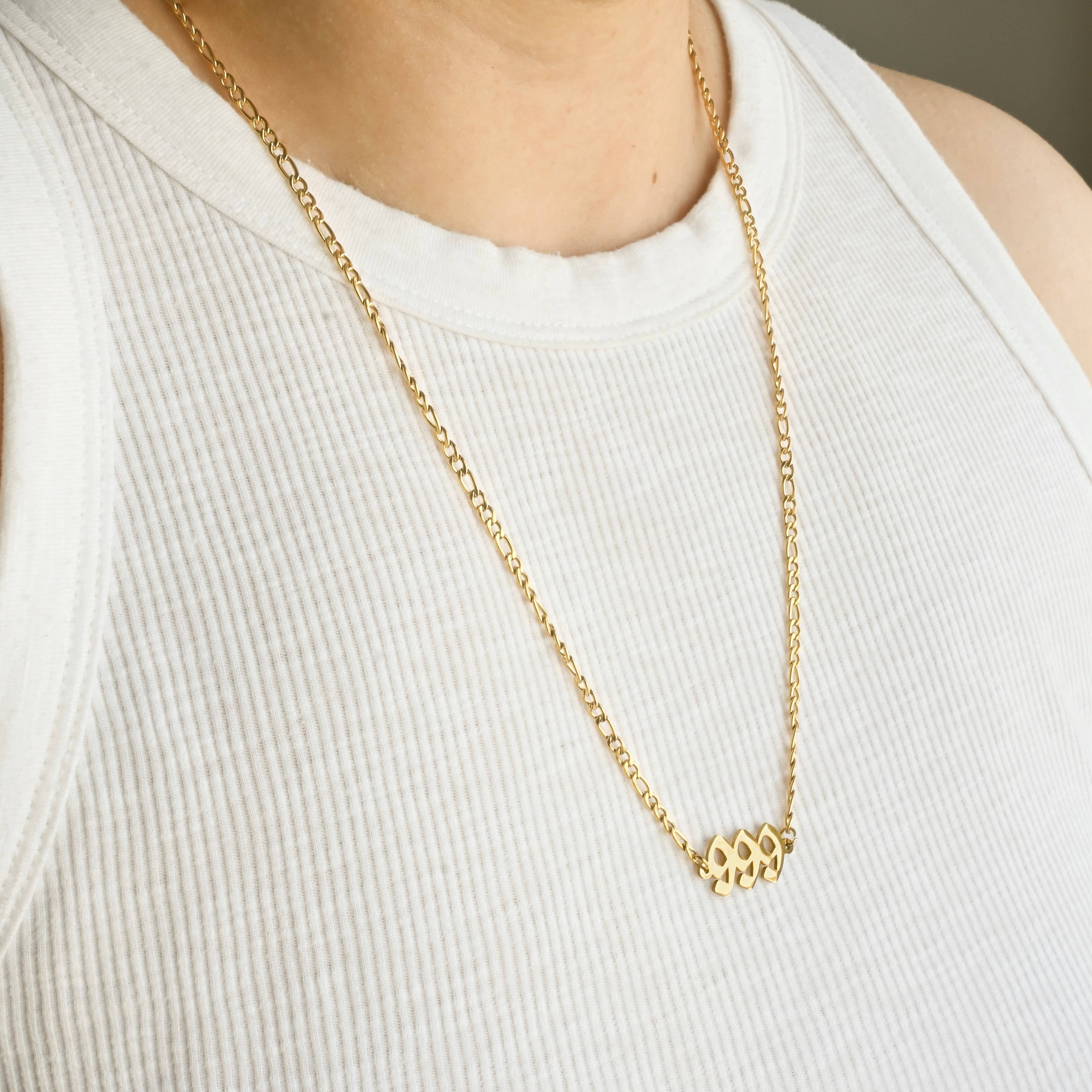 Blueyejewelry - Wholesale Pendant/Charm Necklace - Angel Number Necklace - Tarnish-free Lucky Number Necklace5