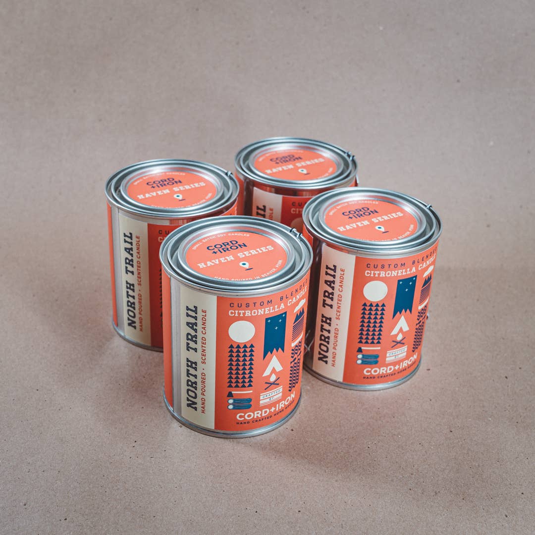 Cord & Iron – Großhandel Reisekerzen – HAVEN | North Trail - Benutzerdefinierte Citronella Blend Kerze2