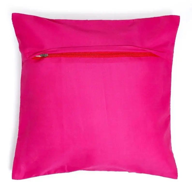 GYPSY STUDIO - Vente Housse de coussin - Housse de Coussin à Motif Mandala en Soie Brocart pour Canapé3