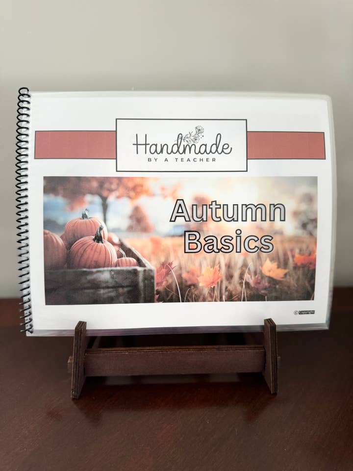 Autumn Basics Busy Book for wholesale by Handmade by a Teacher