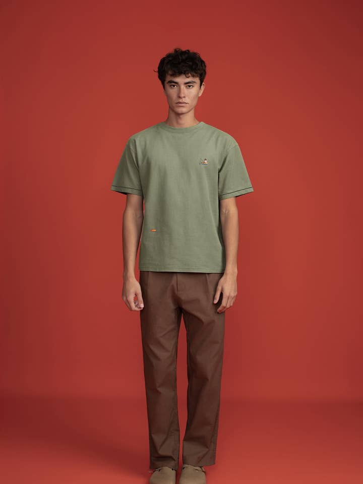 T-shirt Pique palmier Pêcheur pour la vente par Bandsome