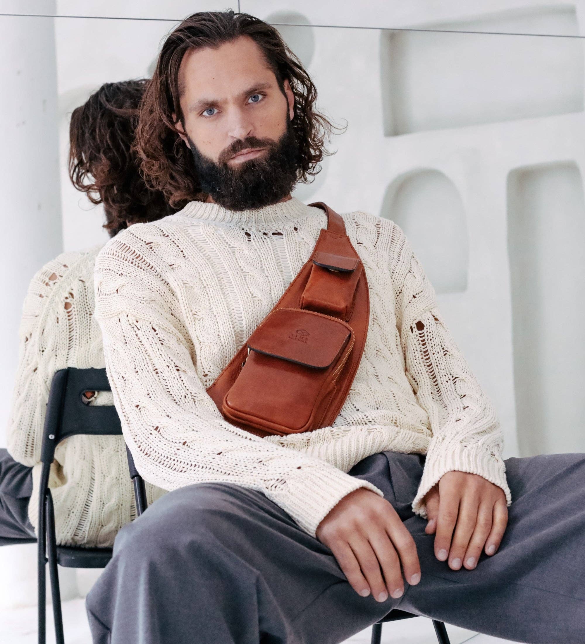 Time Resistance - Venta al por mayor Bolsos bandolera - Unisex - Bolso bandolera de cuero The Monk25