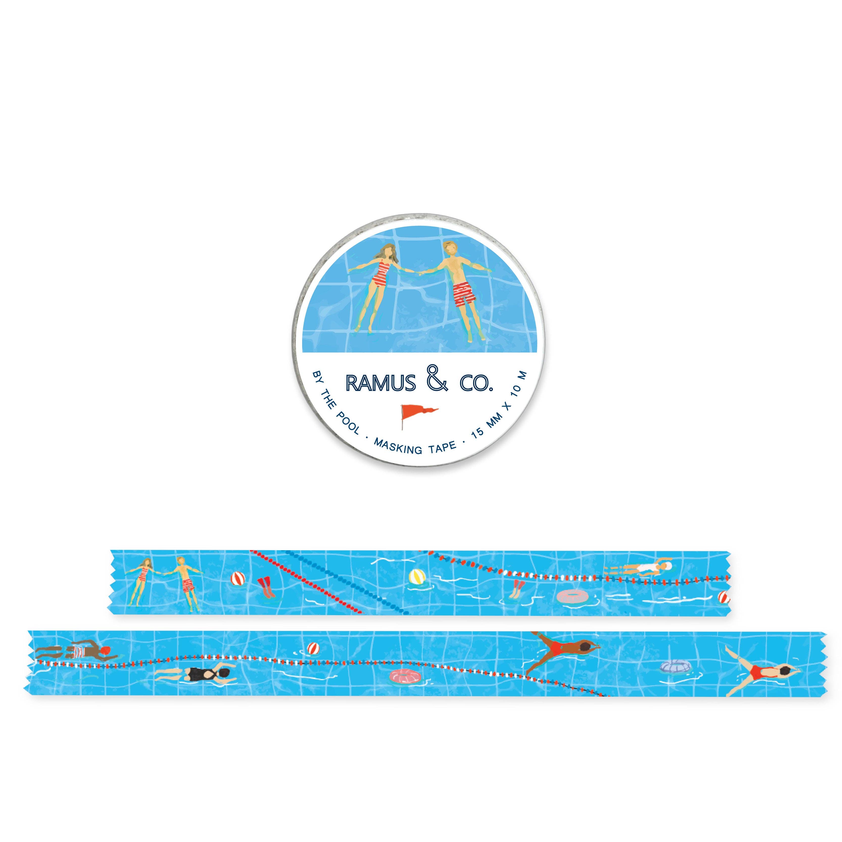 Ramus & Co. - Wholesale Washi-tape - Door The Pool Masking Tape0