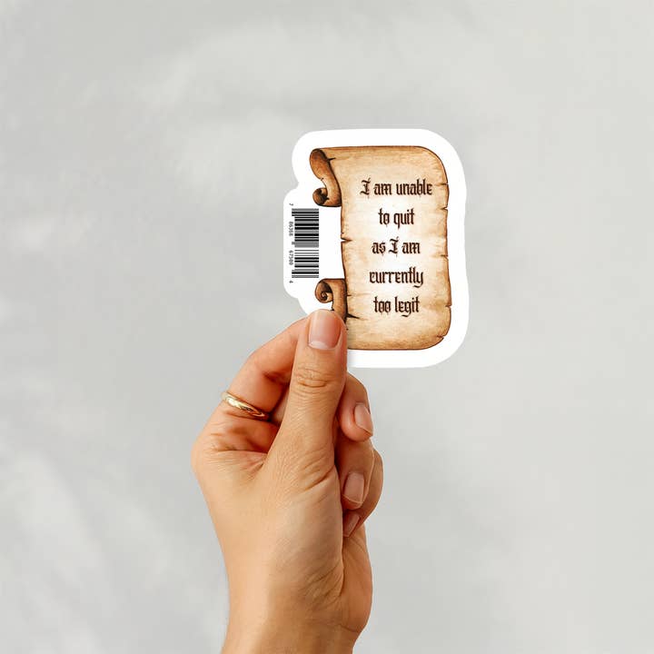 LNZ Custom Design - Wholesale Sticker - Too Legit3