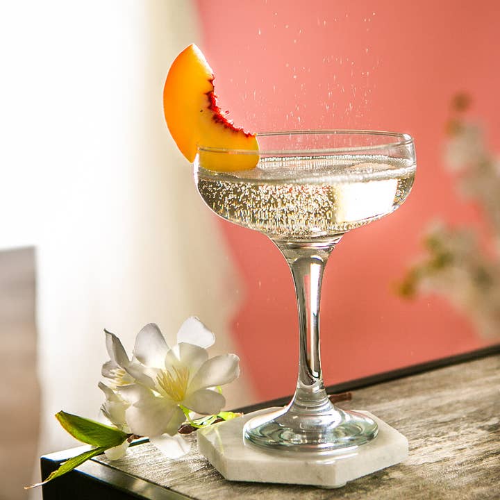 Rinkit Ltd – wholesale Cocktail/liquor glass – Rink Drink Vintage Glass Champagne Coupe Saucer - 235ml