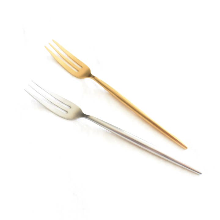 Kriya Veda - Wholesale Table Fork - Gold Appetizer Fork