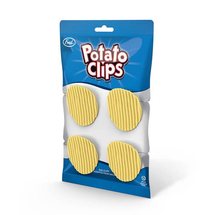 Fred & Friends - Wholesale Kitchen Tool/Gadget - Potato Clips - Chip Bag Clips - Set of 4