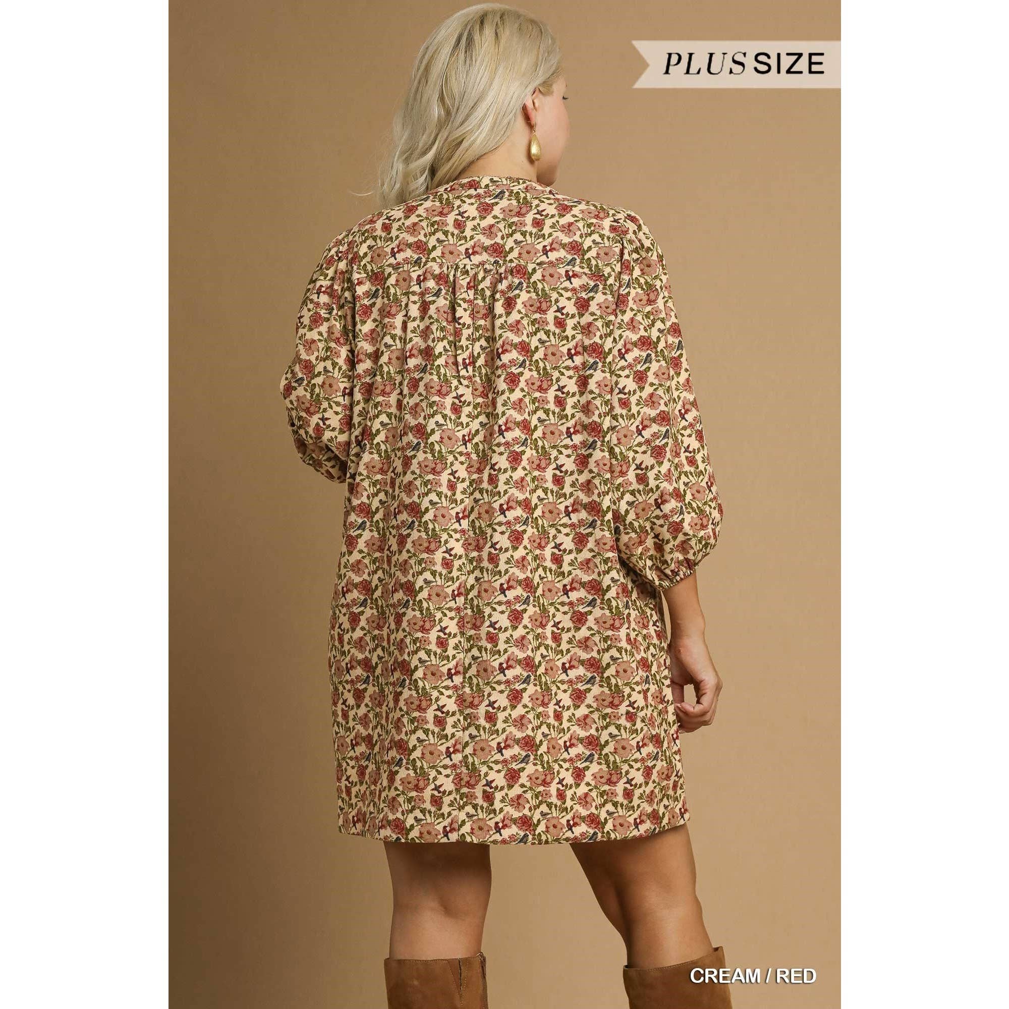 STYLE USA - Vente Robe – femme - Robe Florale PLUS2