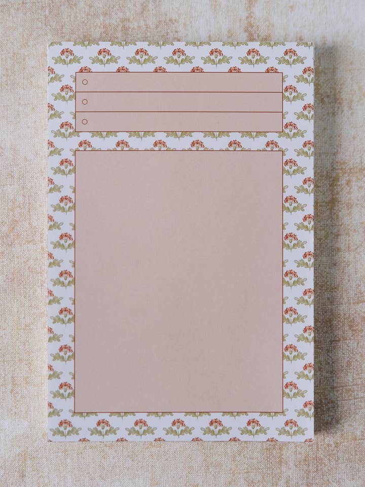 Marigold Task Pad | Checklist | To-Do List | Pocket Notepad for wholesale by Flower Heads