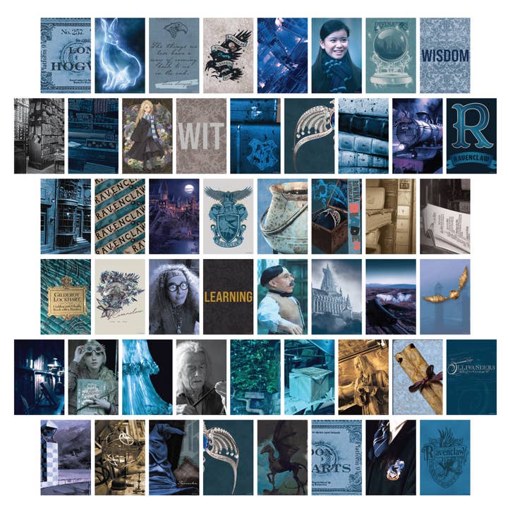 Conquest Journals - Wholesale Collage - Harry Potter Ravenclaw Wall Collage Kit (4'' x 6'')