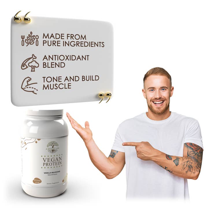 A Quality Life - Wholesale Protein/Superfood Powder - Vegan Protein Vanilla Milkshake