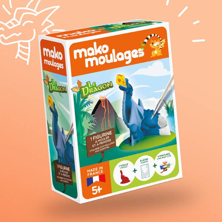 Mako Dragon gjutsats/skapande kit för wholesale av Mako Créations