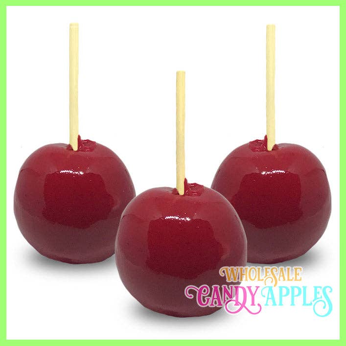 Wholesale Candy Apples - Vendita all'ingrosso Caramelle dure - «JUST MIX» -Miscela di mele caramellate rosse semplici3