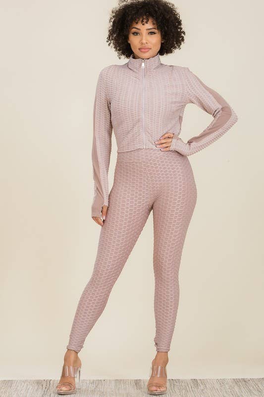 Vibrato Clothing - Wholesale Athletic Jacket - Women's - SHP001-J-Mesh-Panel Sleeve  Full Zip Up Active Jacket16