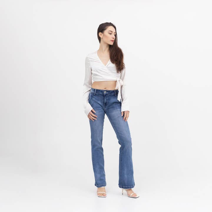 Victoire jeans med svajede ben for engroshandel hos Place du jour