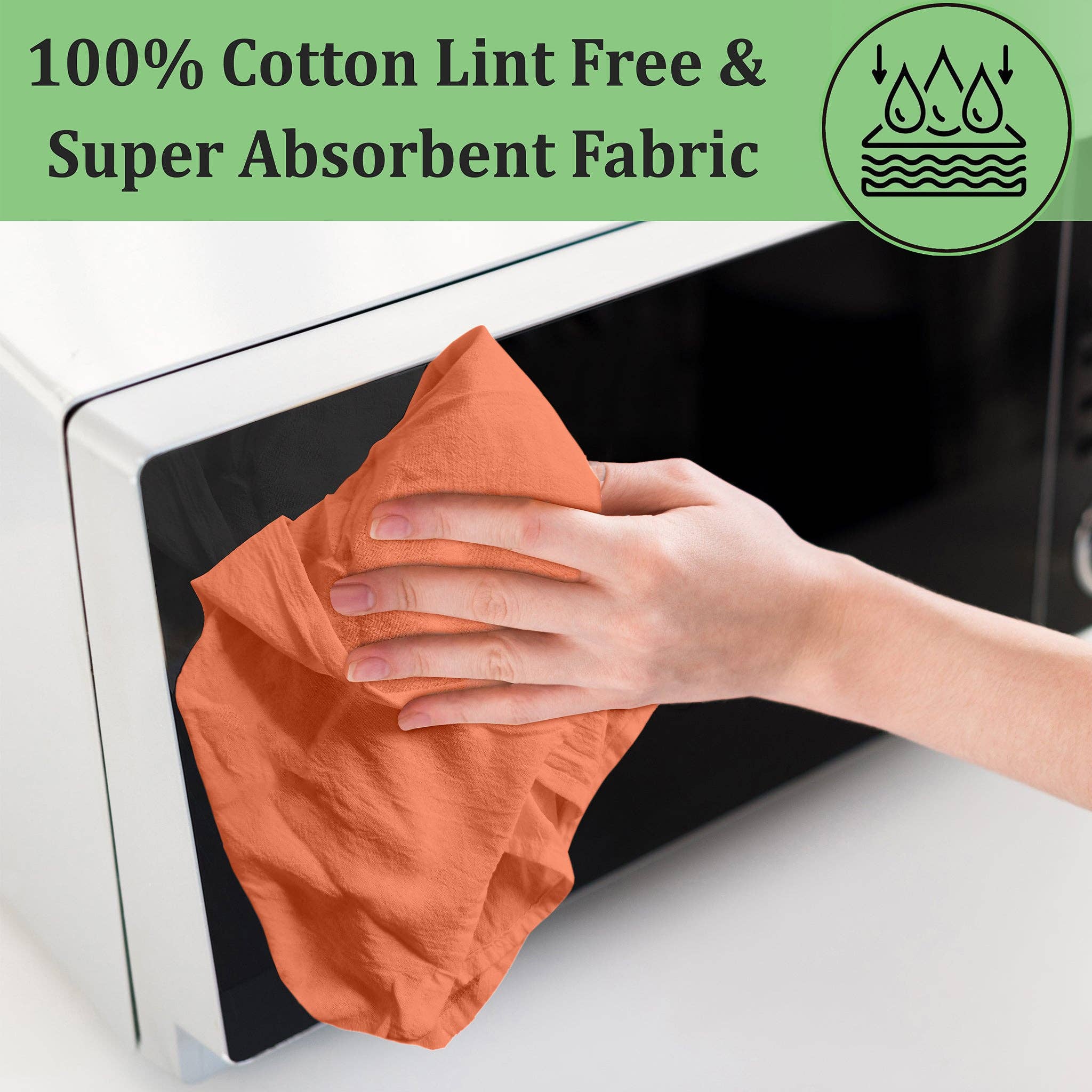 Ruvanti - Wholesale Tea Towel - 12-Pack Flour Sack Dish Towels, 100% Cotton, 28x28 Inches18