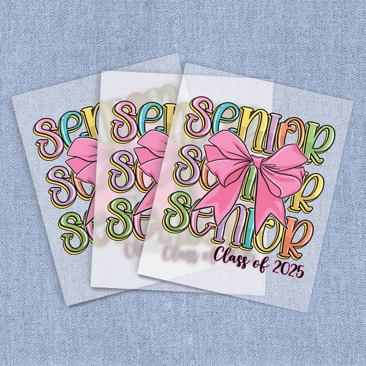 Senior Bow 2025, Transferts thermiques directs sur film pour la vente par Iron It