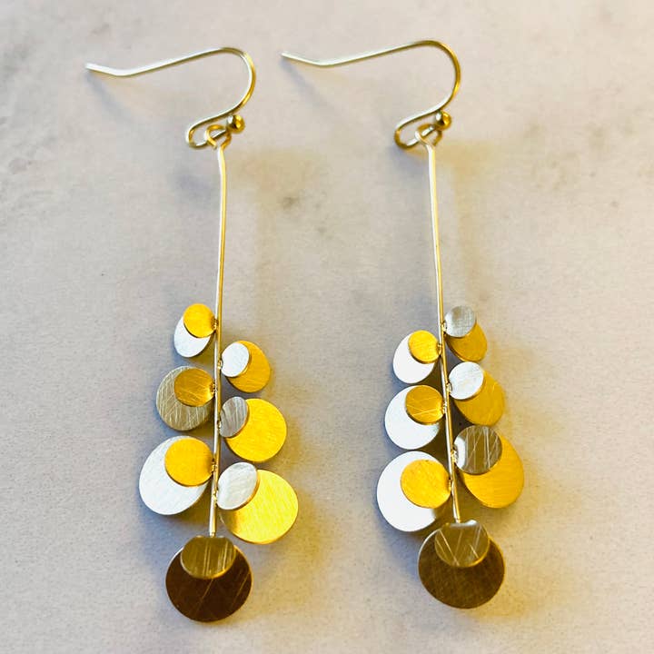 Cassette Barcelona - Wholesale Dangle Earrings - Grape Earrings Gold