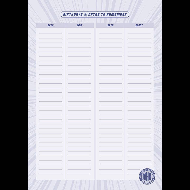 Insight Editions - #1 Pop Culture Publisher - Wholesale Notebook - My Hero Academia: Class 1-A Traveler's Notebook Set4