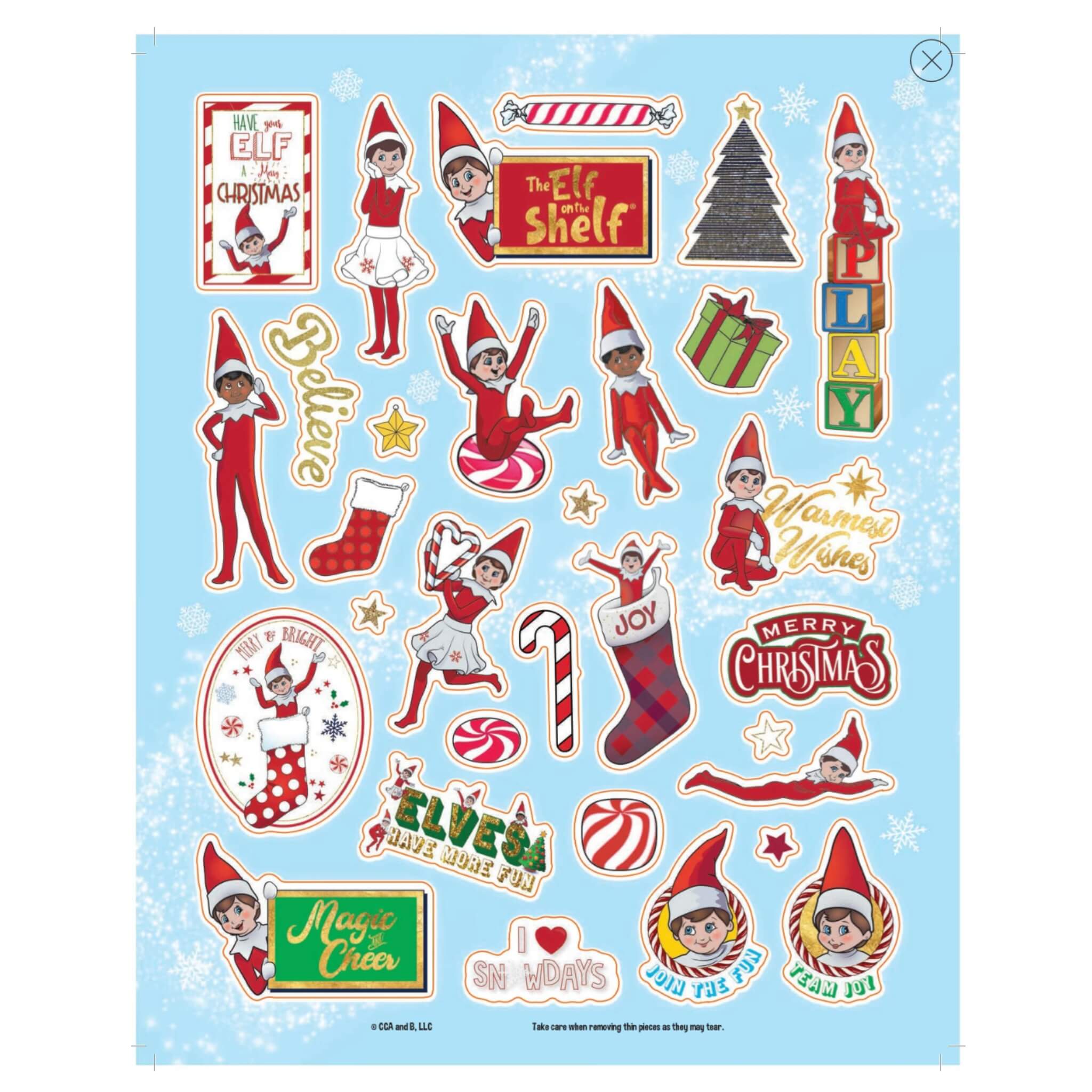 Baby Republic – wholesale Sticker – Child & baby – The Elf on the Shelf® Activity Pack5
