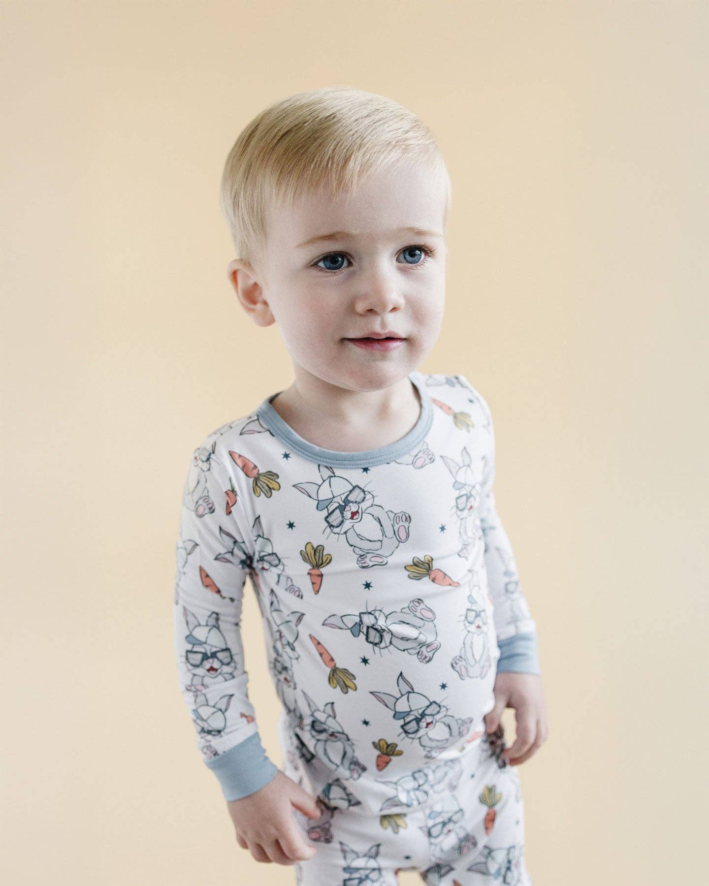 Lucky Panda Kids - Wholesale Top & Pant Set - Kids - Bamboo Easter Boys' Two Piece Set | Rad Bunny3
