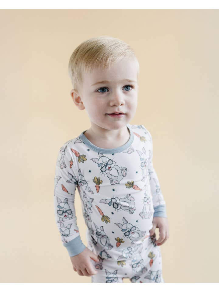 Lucky Panda Kids - Wholesale Top & Pant Set - Kids - Bamboo Easter Boys' Two Piece Set | Rad Bunny3