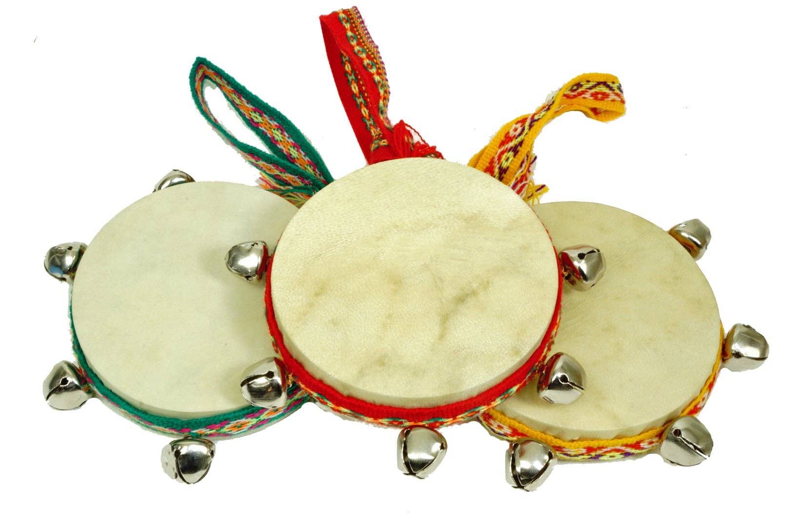 Jamtown - Wholesale Musical Toy - Kids & Baby - Small Drum Instrument w/ Bells & Fabric Loop2