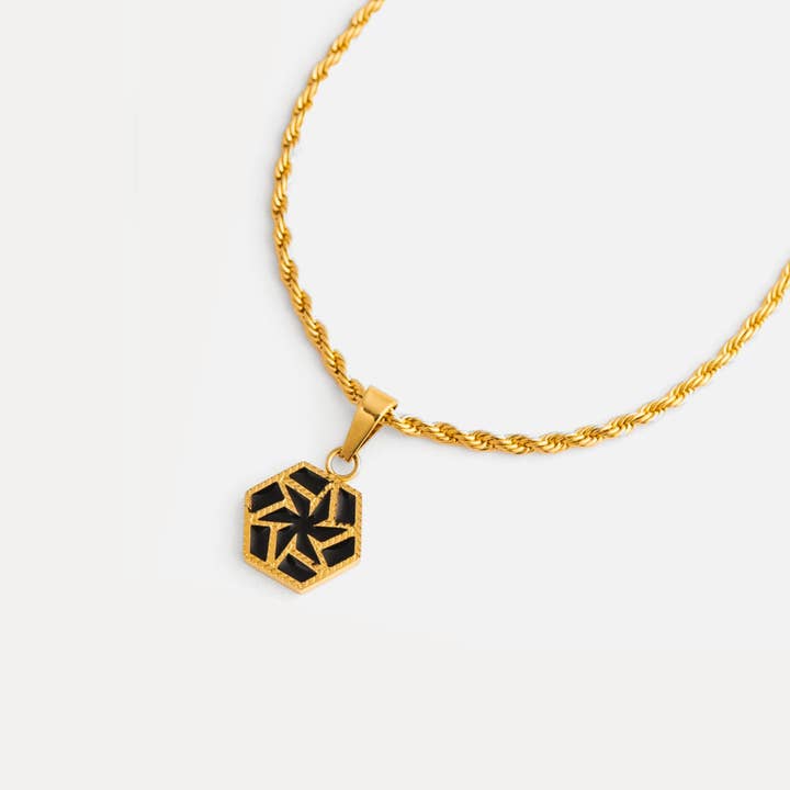 Emblem Black - Gold for wholesale by Twistedpendant
