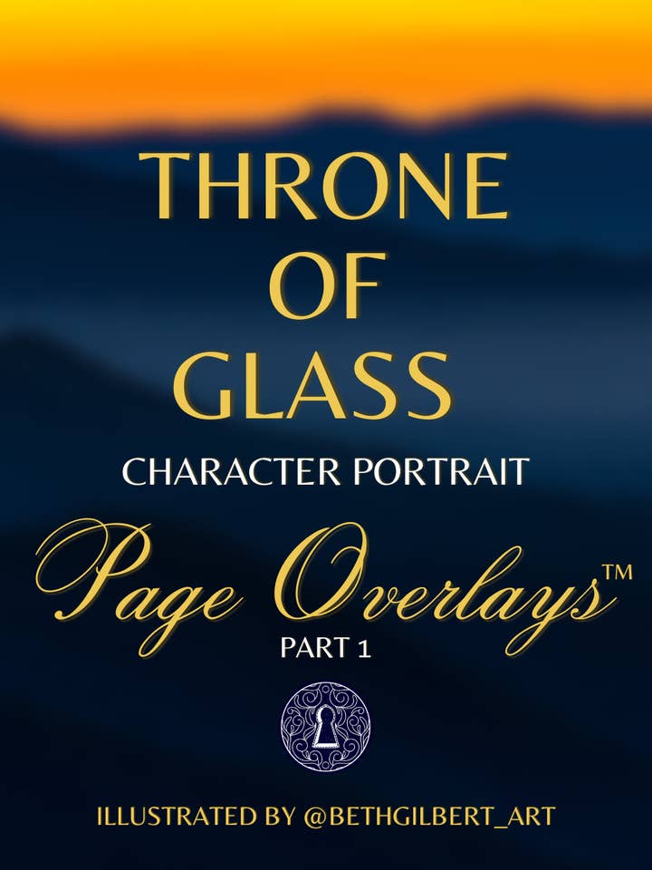 Superpositions de pages de portraits de personnages du Trône de verre™ - Partie 1 pour la vente par Reading Portal