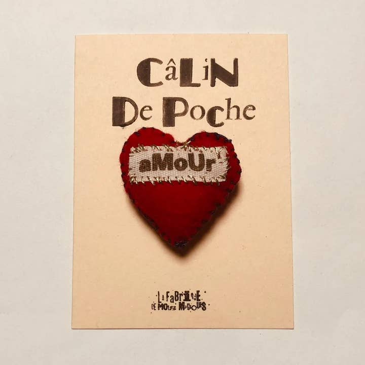 Pocket Hug for wholesale by La fabrique de MOTS MAGIQUES